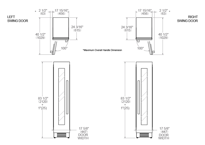 18 Built-in Freezer Column | Bertazzoni